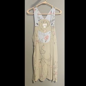 Printed overall dress